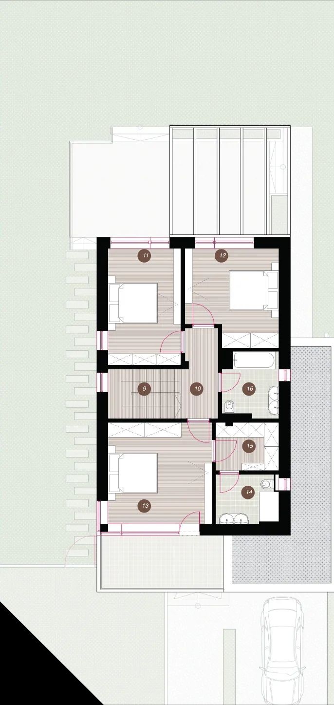 Plan etaj casa 78